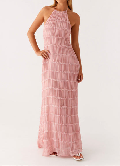 Damen Kleid | Halter-Ausschnitt Design
