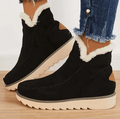 Winterschuhe Damen | Knöchelhohe Boots mit Gefüttertem Innenfutter