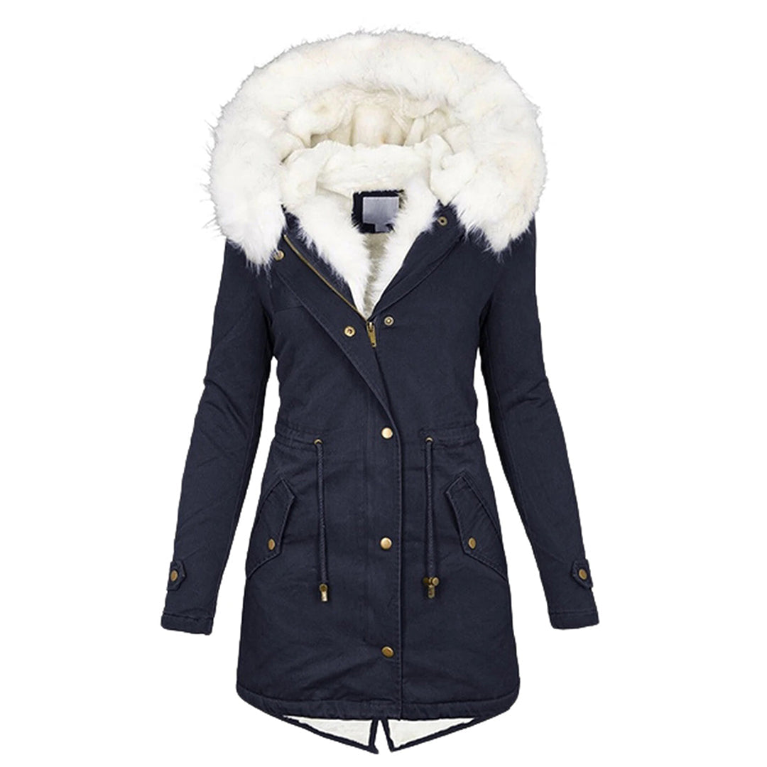 Winterjacke Damen Warmer Wintermantel | Mit Kapuze
