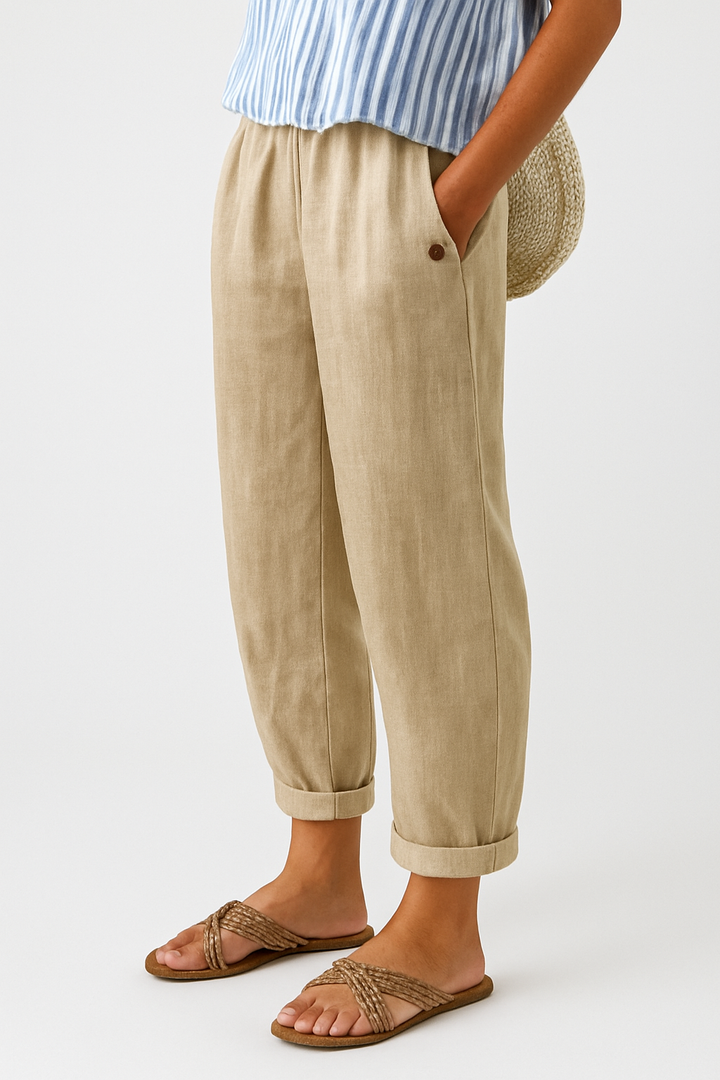 Damen Hosen | Gekrempelt mit Taschen