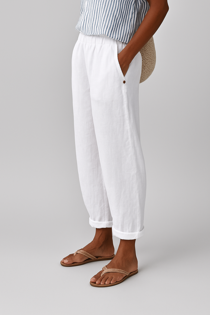 Damen Hosen | Gekrempelt mit Taschen