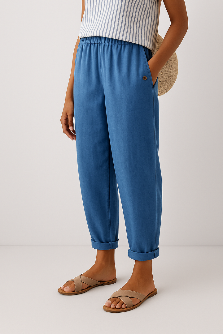 Damen Hosen | Gekrempelt mit Taschen
