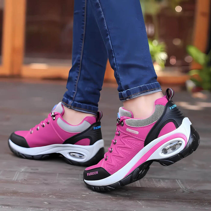 Damen Sneaker | Schnürung Plateausohle