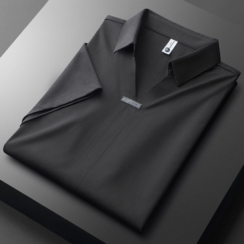 Herren Poloshirt | Kurzarm V-Ausschnitt
