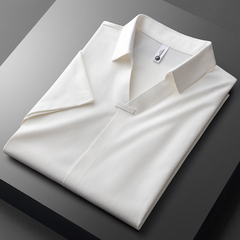 Herren Poloshirt | Kurzarm V-Ausschnitt