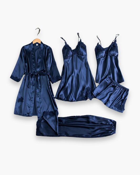 Damen Elegantes Pyjama Set | Kurz und Stilvoll 0