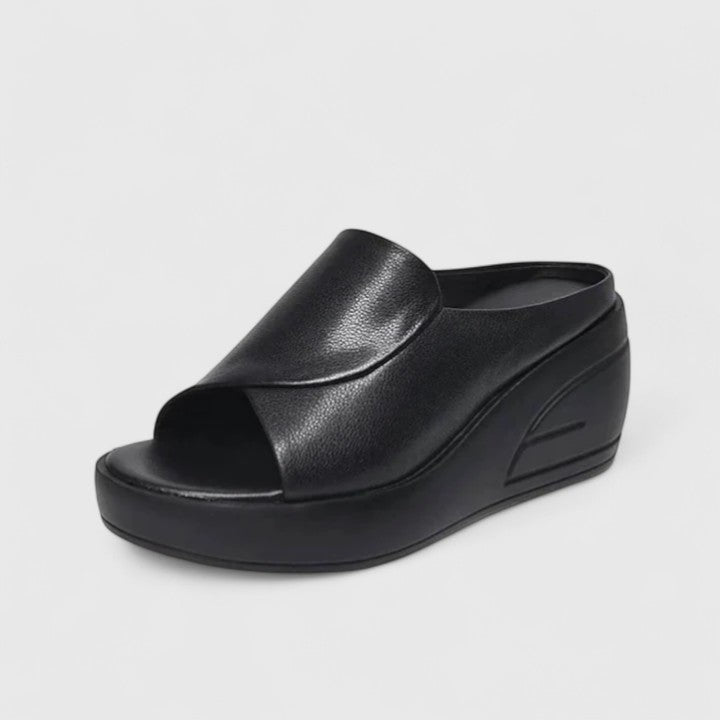 Damen Sandalen | Slip-On mit Keilsohle