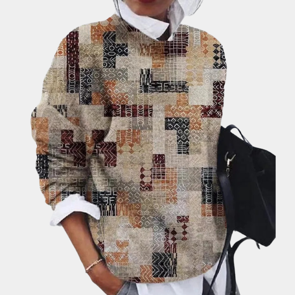 Pullover Damen Rundhals | Bedrucktes Design Für Freizeit Und Alltag