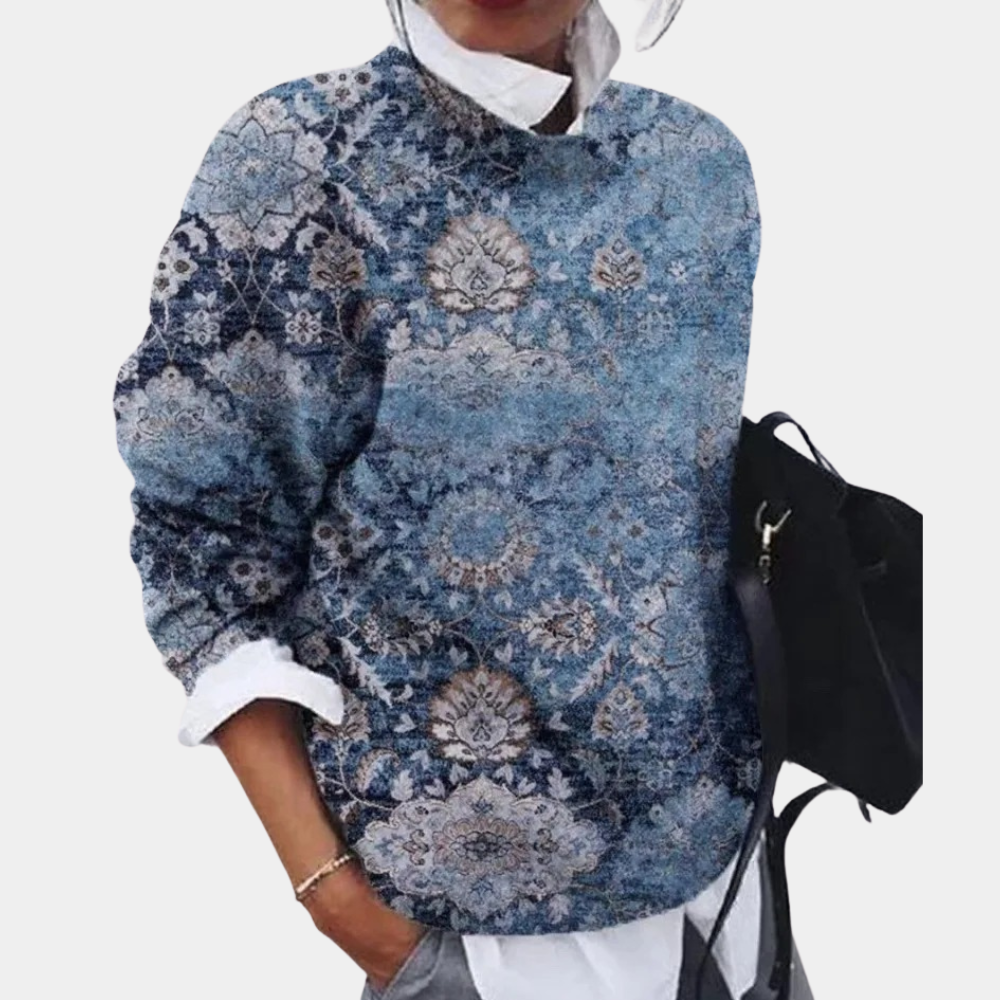 Pullover Damen Rundhals | Bedrucktes Design Für Freizeit Und Alltag