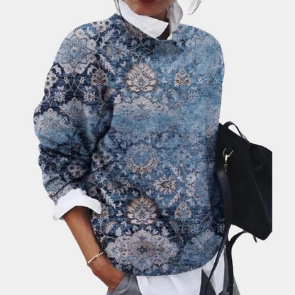 Pullover Damen Rundhals | Bedrucktes Design Für Freizeit Und Alltag