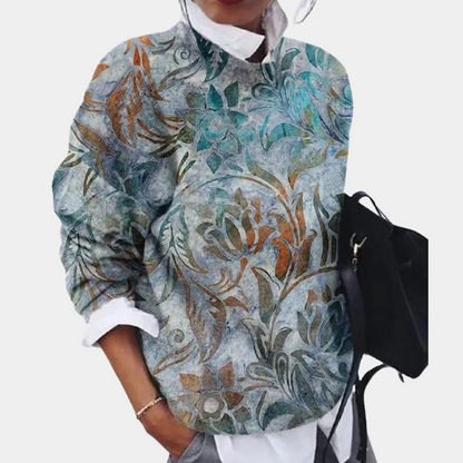 Pullover Damen Rundhals | Bedrucktes Design Für Freizeit Und Alltag