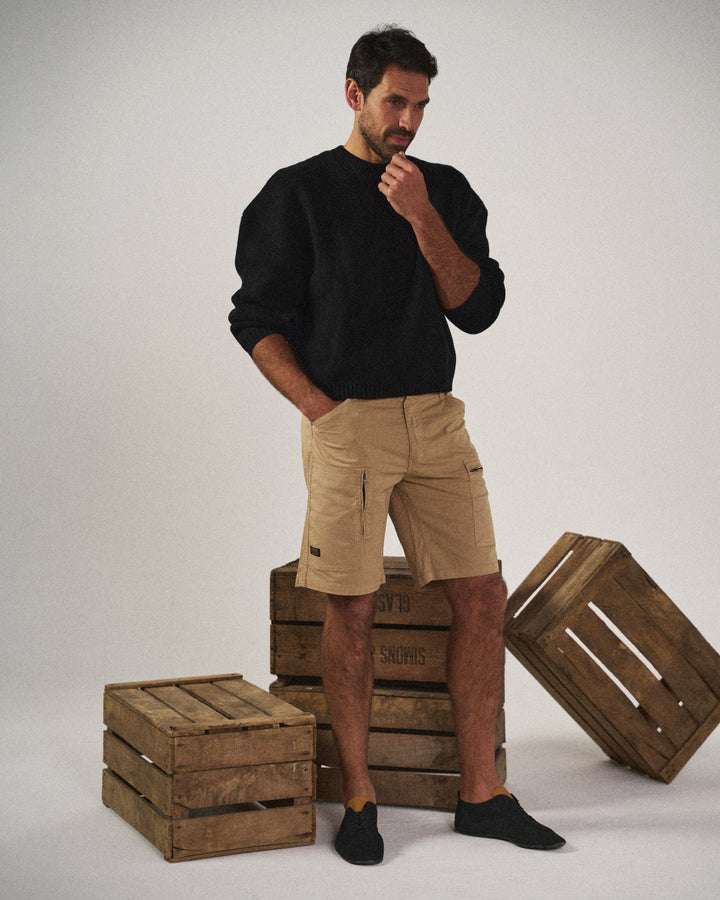 Herren-Cargoshorts | Reißverschlusstaschen