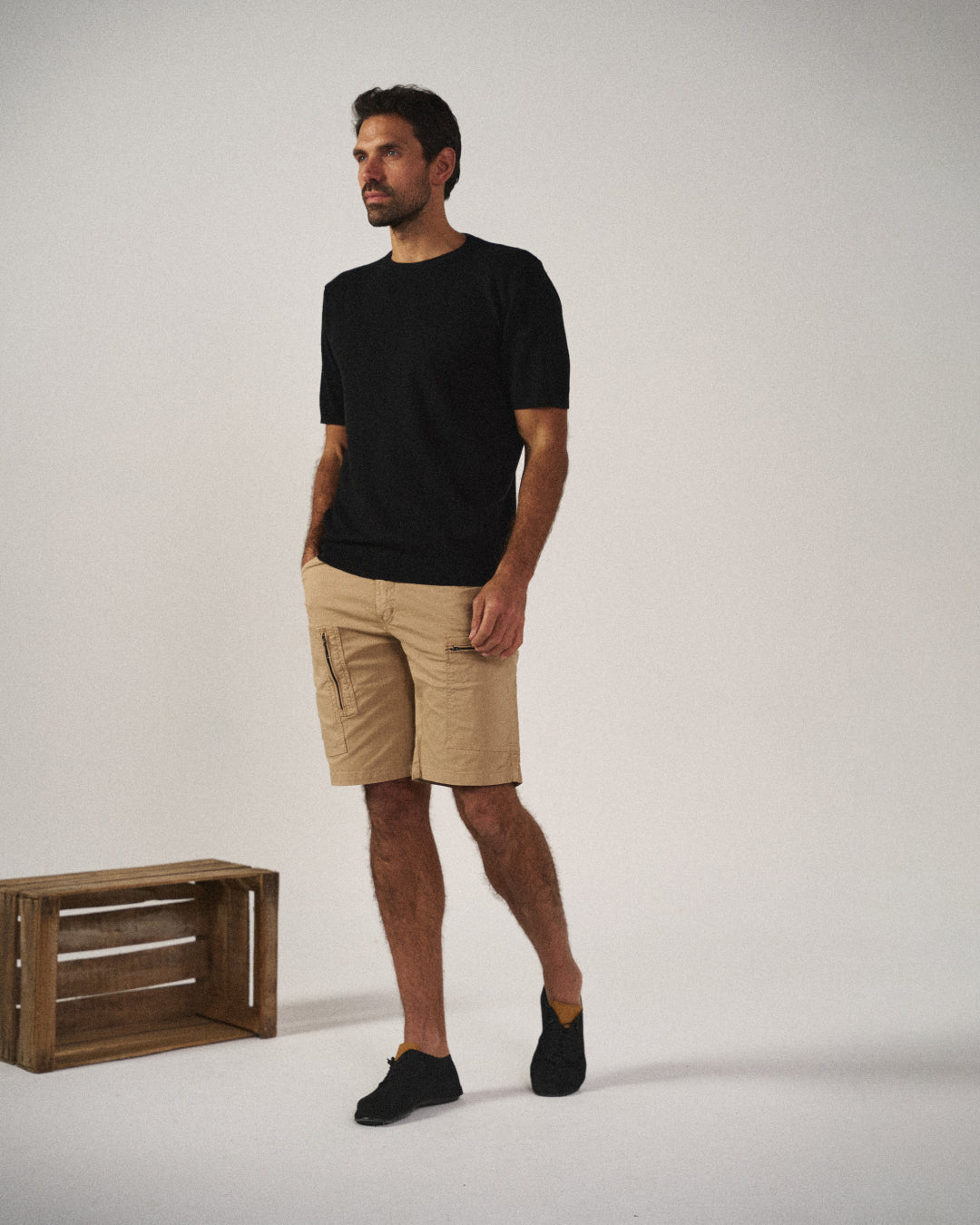 Herren-Cargoshorts | Reißverschlusstaschen