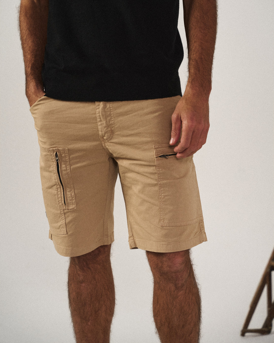 Herren-Cargoshorts | Reißverschlusstaschen