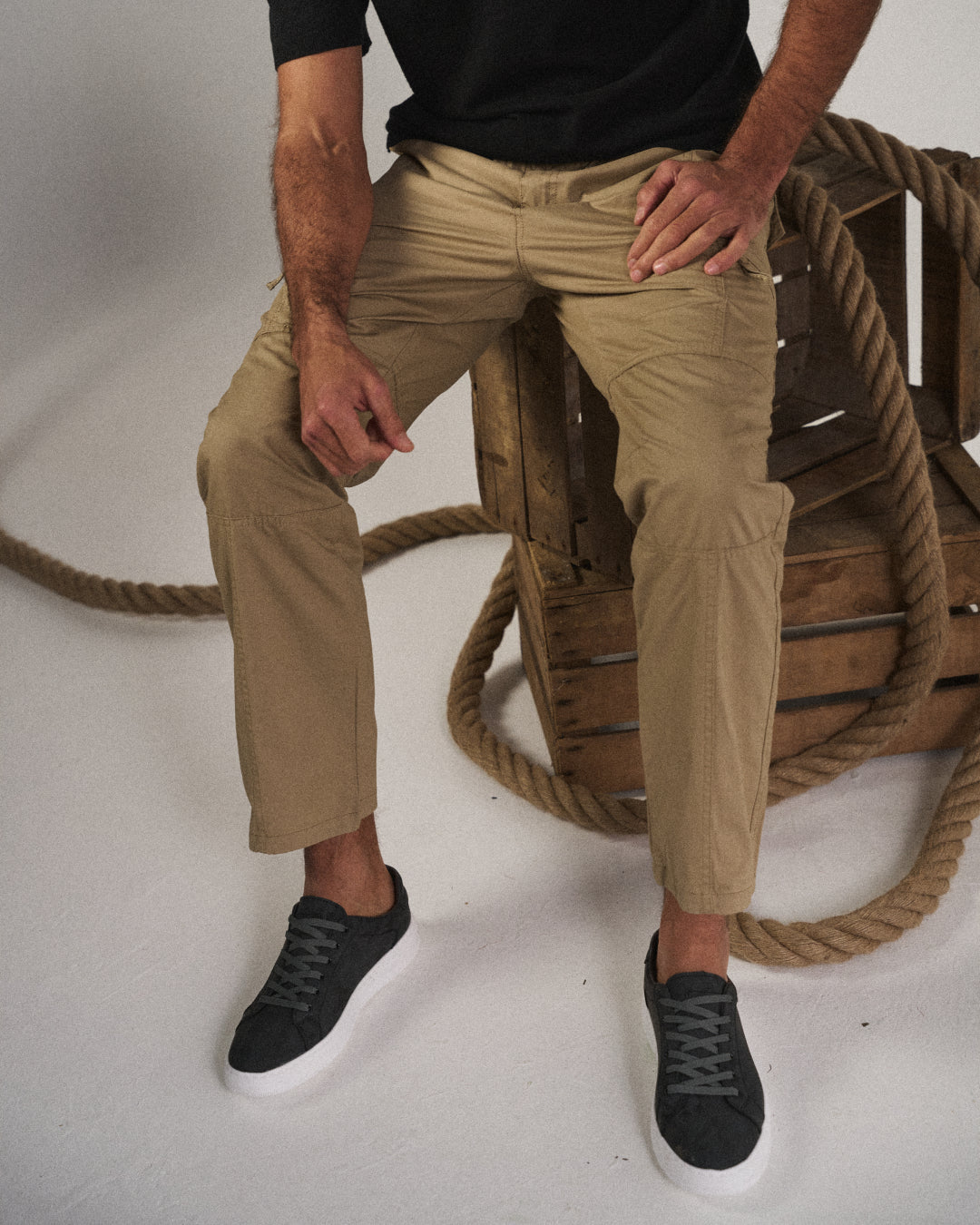 Herren-Cargohose | Reißverschlusstaschen