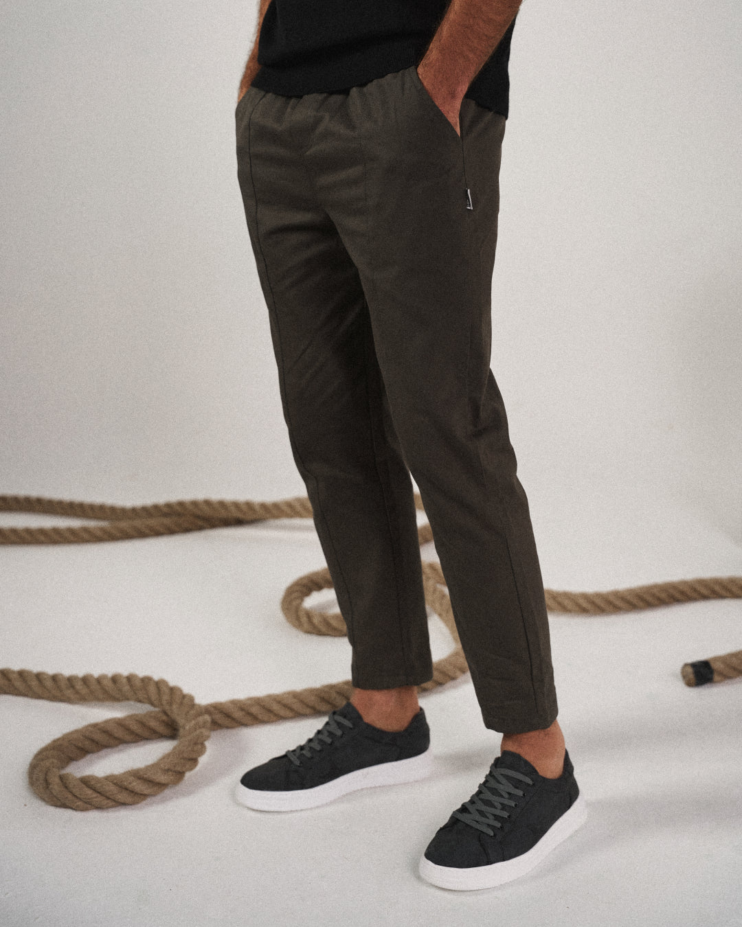 Herrenhose | Tapered mit Kordelzug