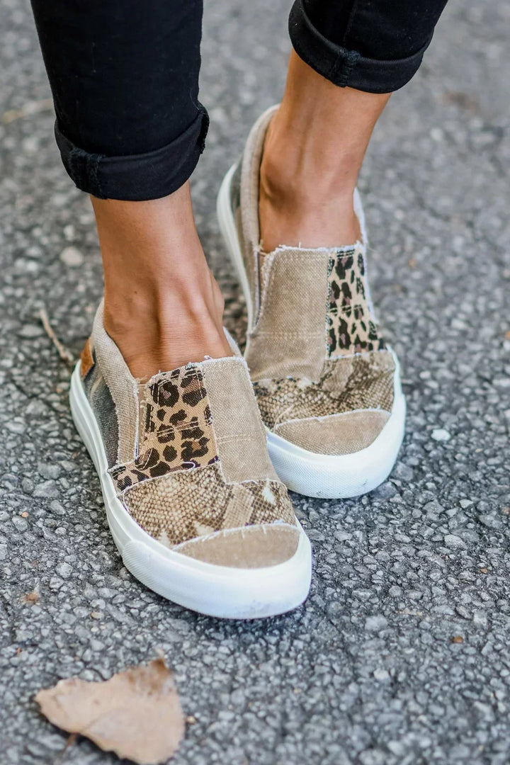 Damen Sneaker | Slip-On Muster Design