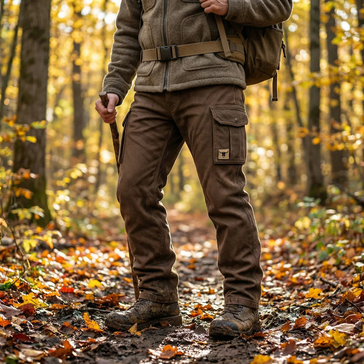 Herren-Cargohose | Schmale Form Taschen