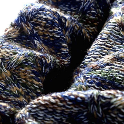 Herren Pullover Strick | Rundhals Mit Muster