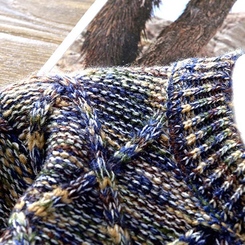 Herren Pullover Strick | Rundhals Mit Muster