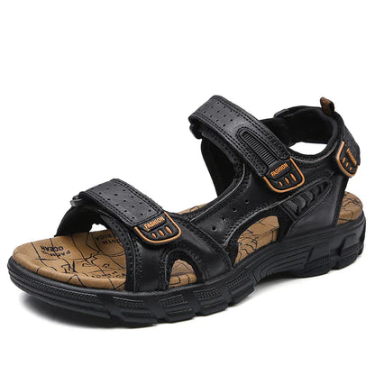 Herren Sandalen | Klettverschluss Profilsohle