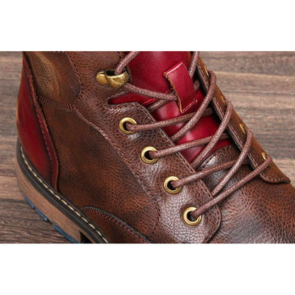 Herrenstiefel | Schnürung Reißverschluss