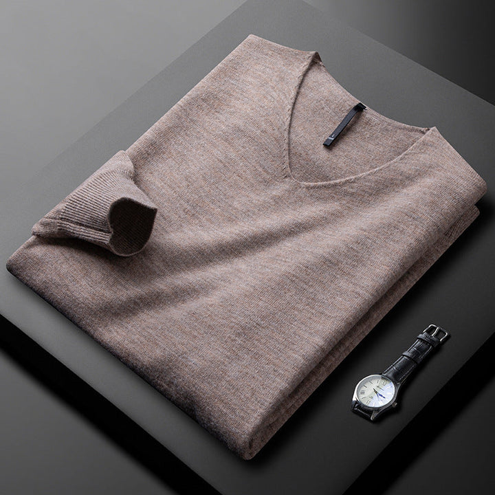 Herren Pullover | V-Ausschnitt Langarm