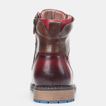Herrenstiefel | Schnürung Reißverschluss