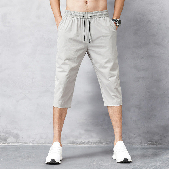Herren Shorts | 3/4 Länge Kordelzug