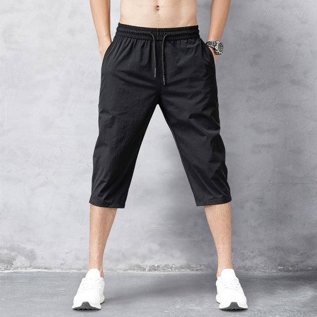 Herren Shorts | 3/4 Länge Kordelzug