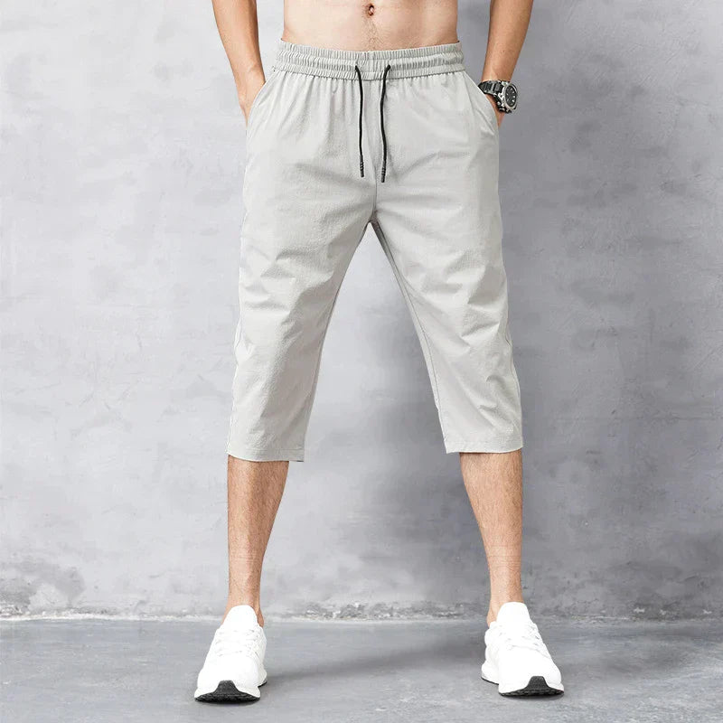 Herren Shorts | 3/4 Länge Kordelzug