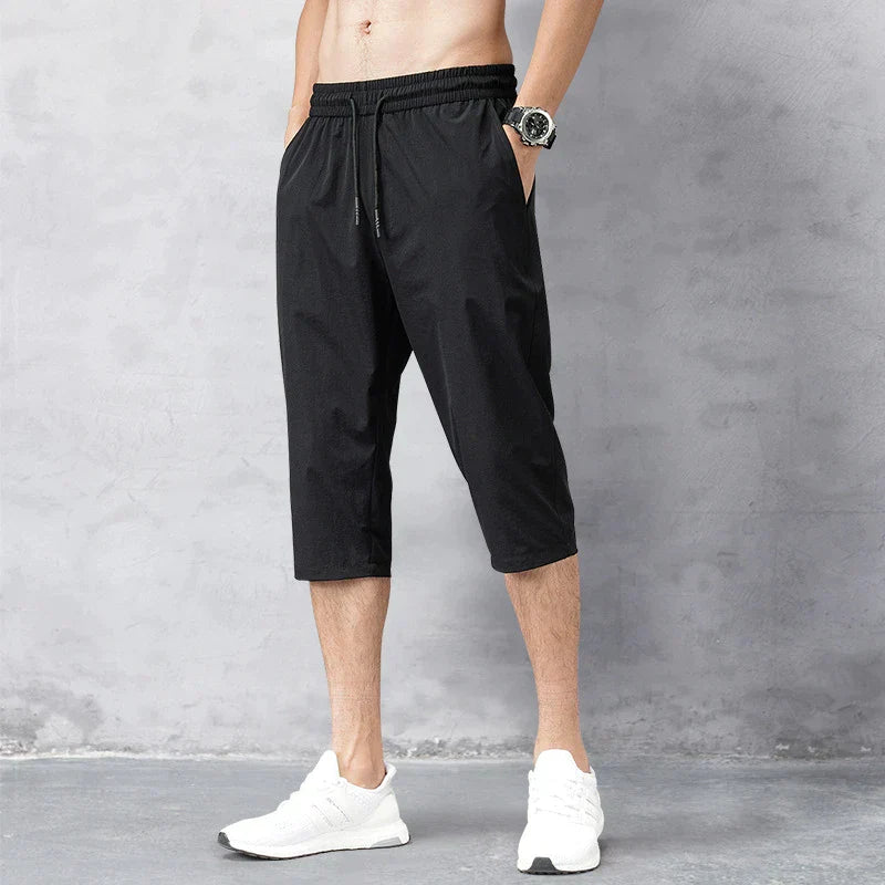 Herren Shorts | 3/4 Länge Kordelzug
