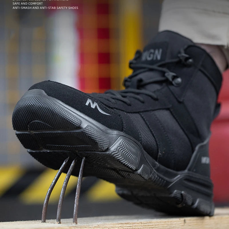 Herren Leichte Stahlkappenschuhe | CE-Zertifiziert Rutschfest 4