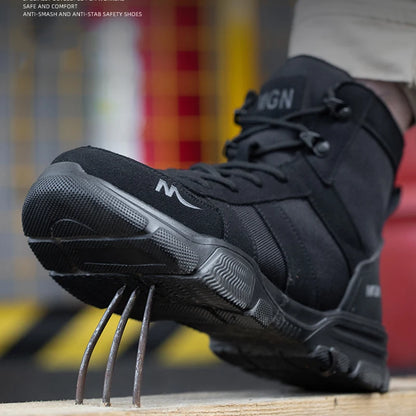 Herren Leichte Stahlkappenschuhe | CE-Zertifiziert Rutschfest 4