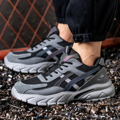 Herren Robuste Stahlkappenschuhe | Sicherheitsstiefel für Handwerk und Bau 2