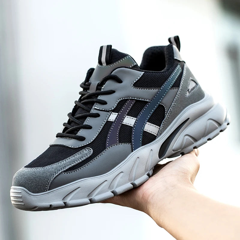 Herren Robuste Stahlkappenschuhe | Sicherheitsstiefel für Handwerk und Bau 4