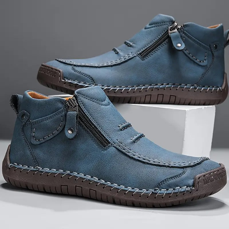 Herrenschuhe | Freizeit Reißverschluss Nahtdetail