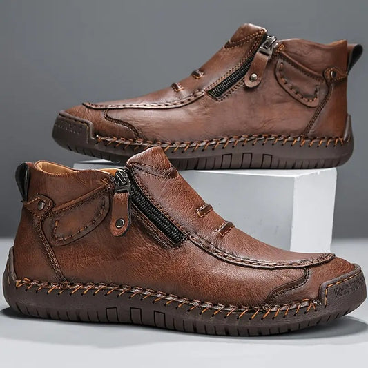 Herrenschuhe | Freizeit Reißverschluss Nahtdetail