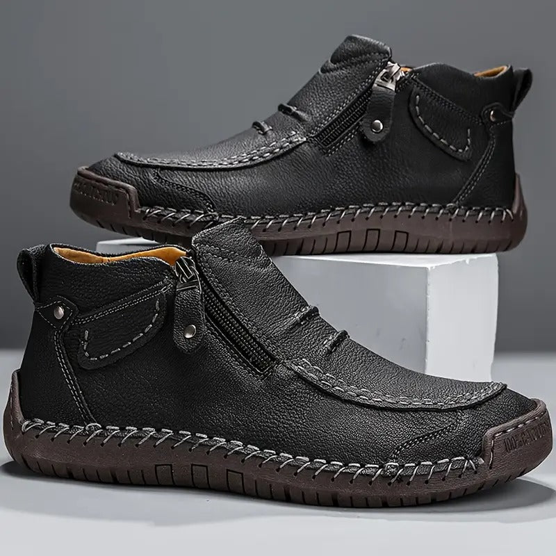 Herrenschuhe | Freizeit Reißverschluss Nahtdetail