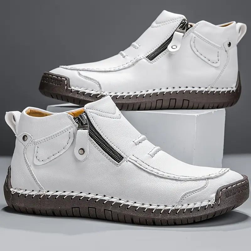 Herrenschuhe | Freizeit Reißverschluss Nahtdetail