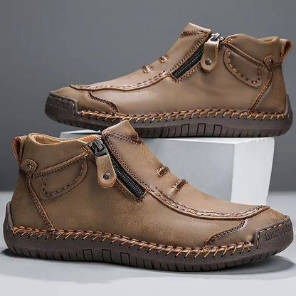 Herrenschuhe | Freizeit Reißverschluss Nahtdetail