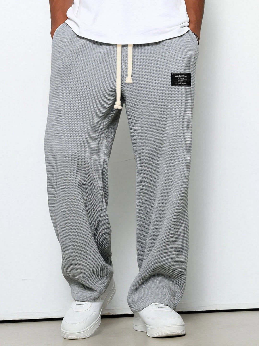 Herrenhose | Loose Fit Waffelstruktur