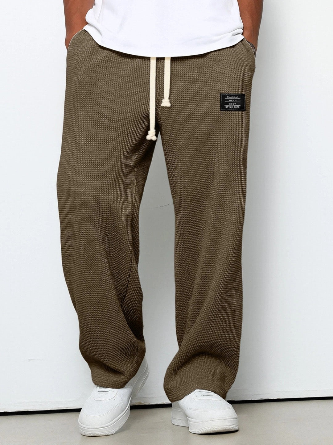 Herrenhose | Loose Fit Waffelstruktur