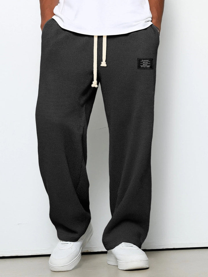Herrenhose | Loose Fit Waffelstruktur