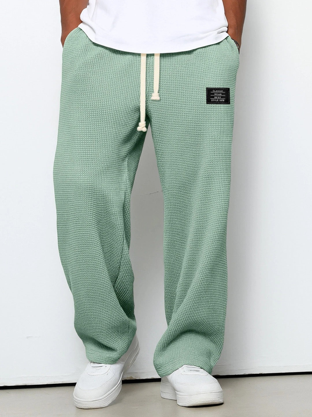 Herrenhose | Loose Fit Waffelstruktur