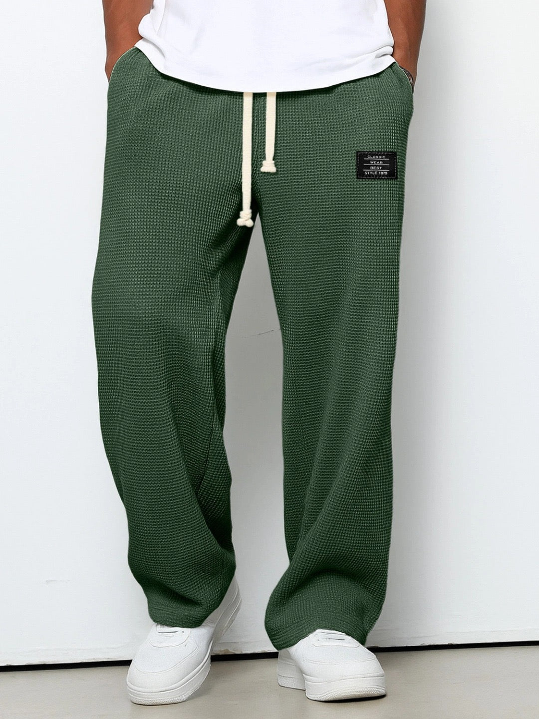 Herrenhose | Loose Fit Waffelstruktur
