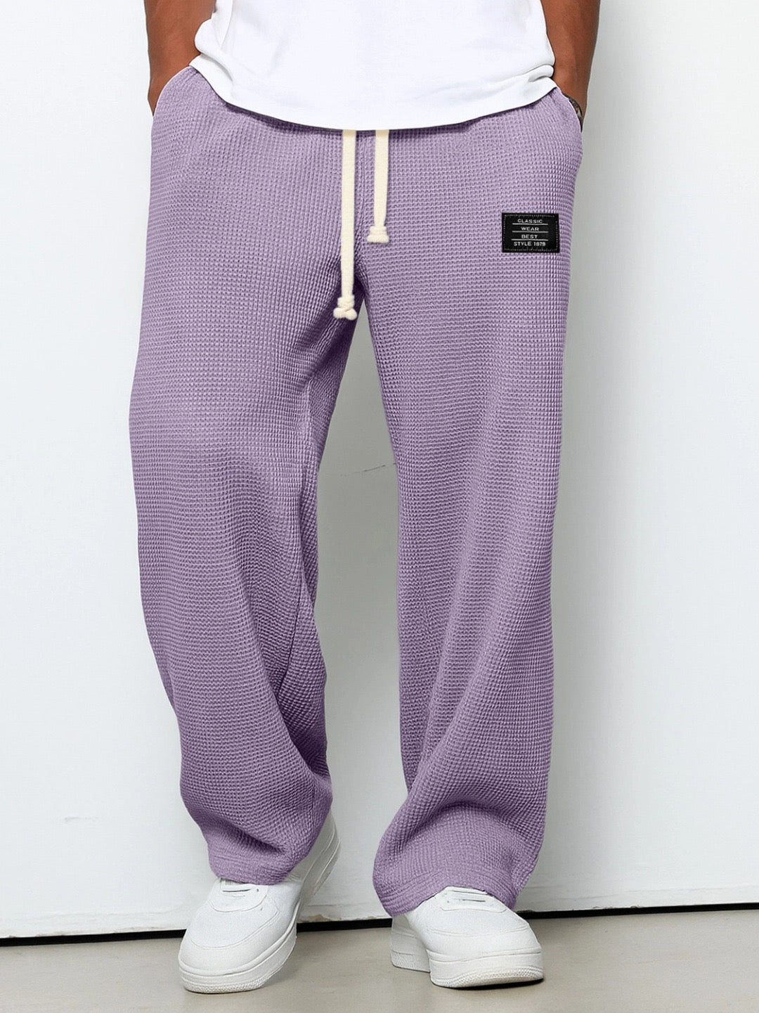 Herrenhose | Loose Fit Waffelstruktur