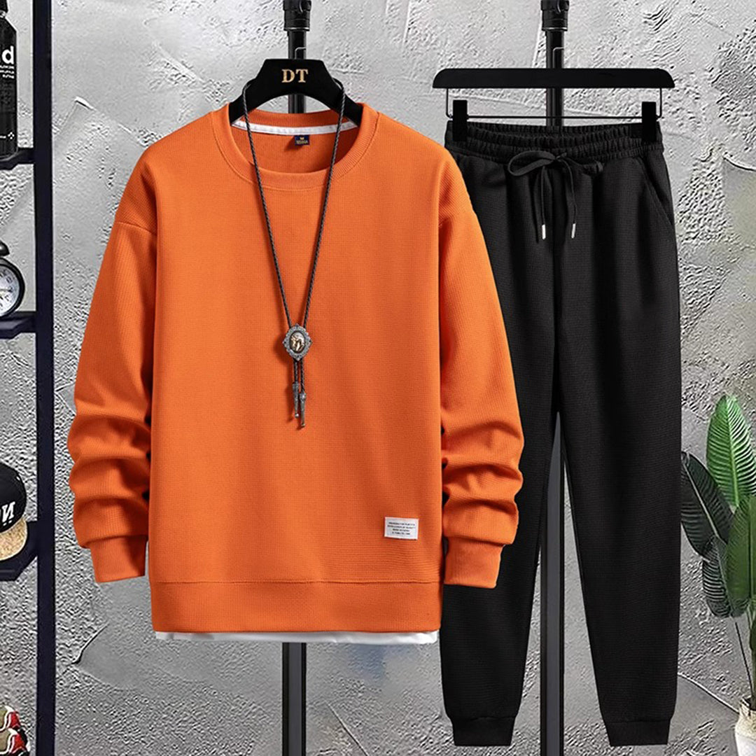 Jogginganzug Herren 2 Teilig | Rundhals Sweatshirt und Hose