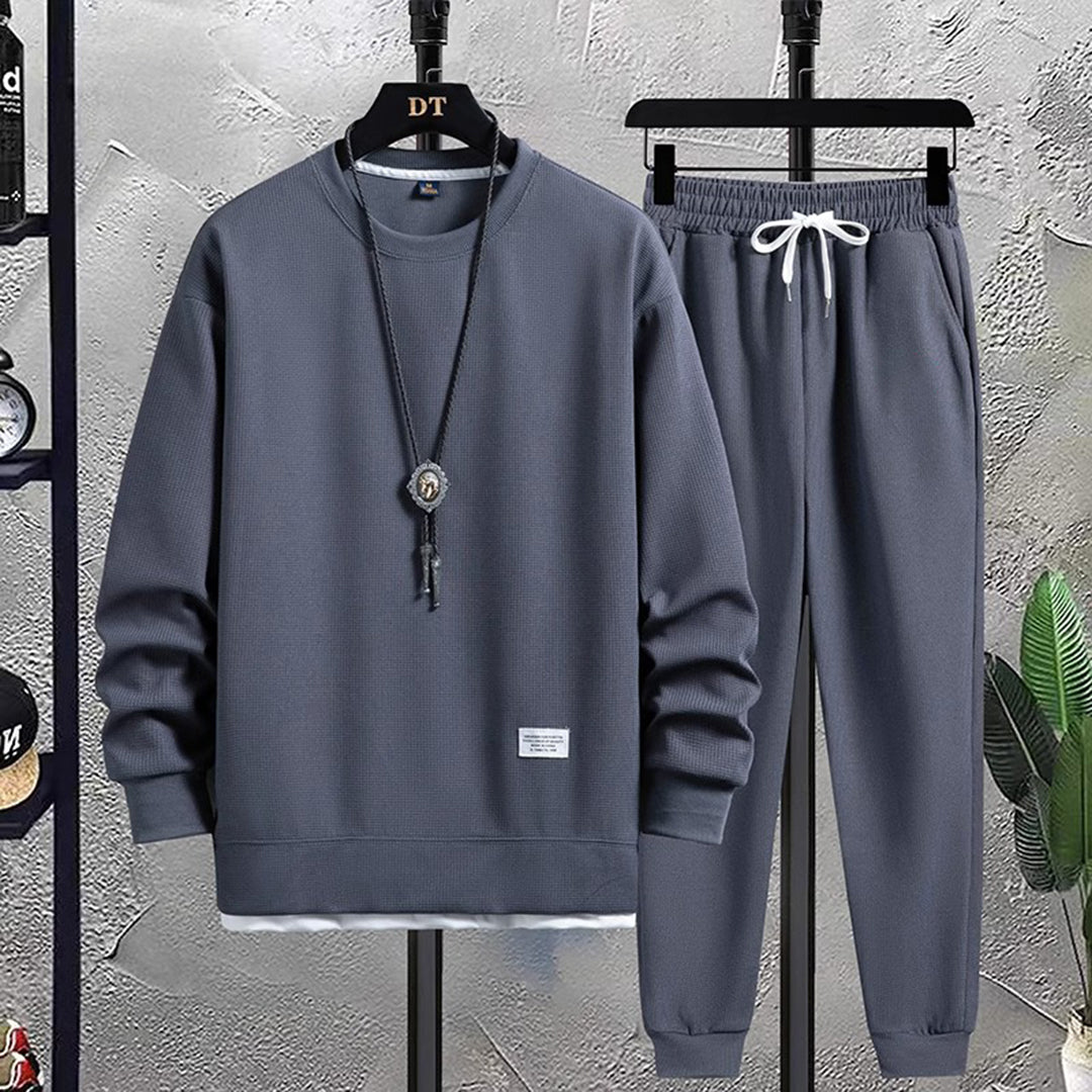 Jogginganzug Herren 2 Teilig | Rundhals Sweatshirt und Hose