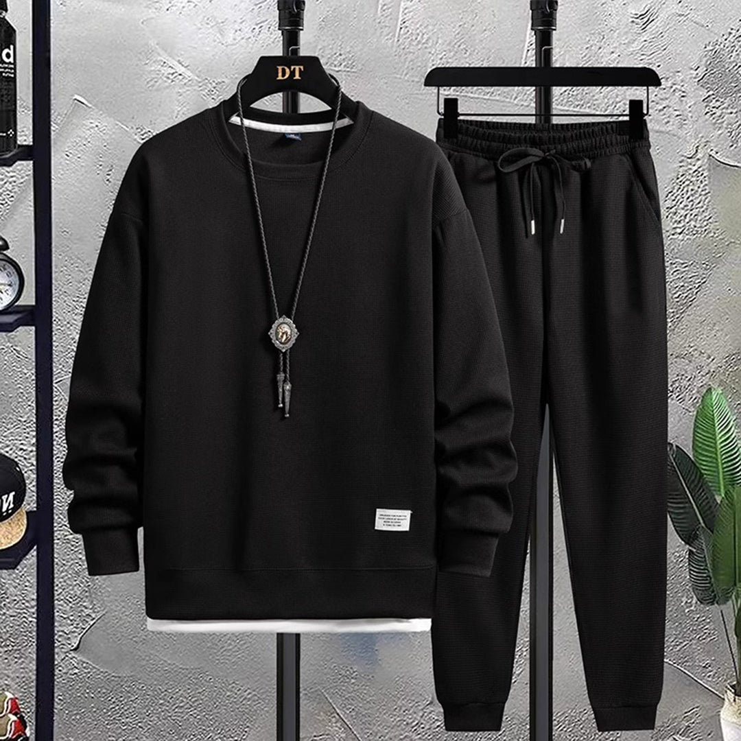 Jogginganzug Herren 2 Teilig | Rundhals Sweatshirt und Hose
